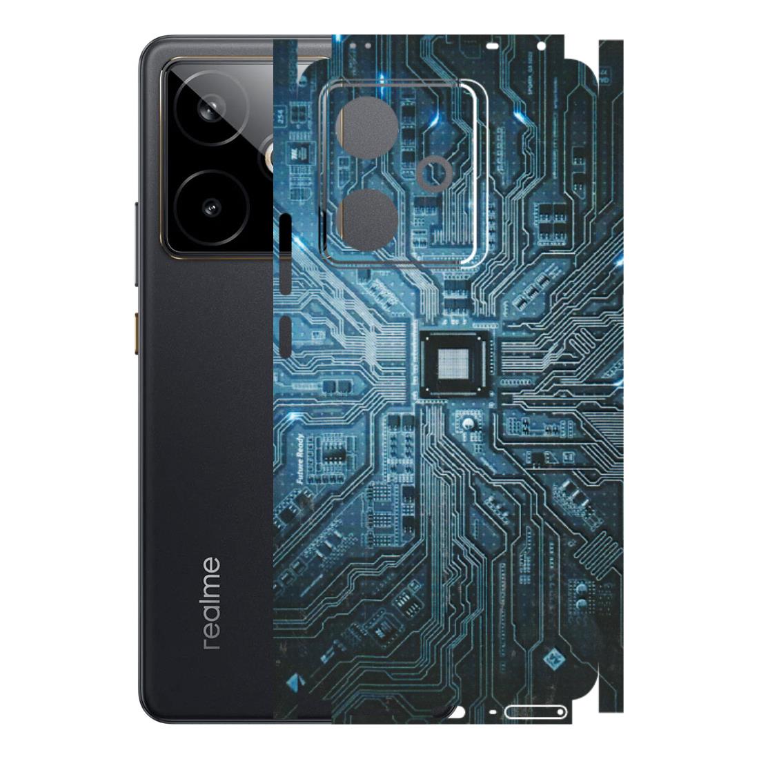 Realme Phone Skins (All Models) - Original Circuit - 3D Embossed Finish (L-267) Realme GT 7T 5G