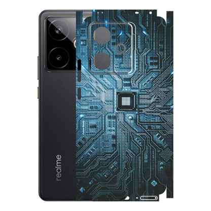 Realme Phone Skins (All Models) - Original Circuit - 3D Embossed Finish (L-267) Realme GT 7T 5G