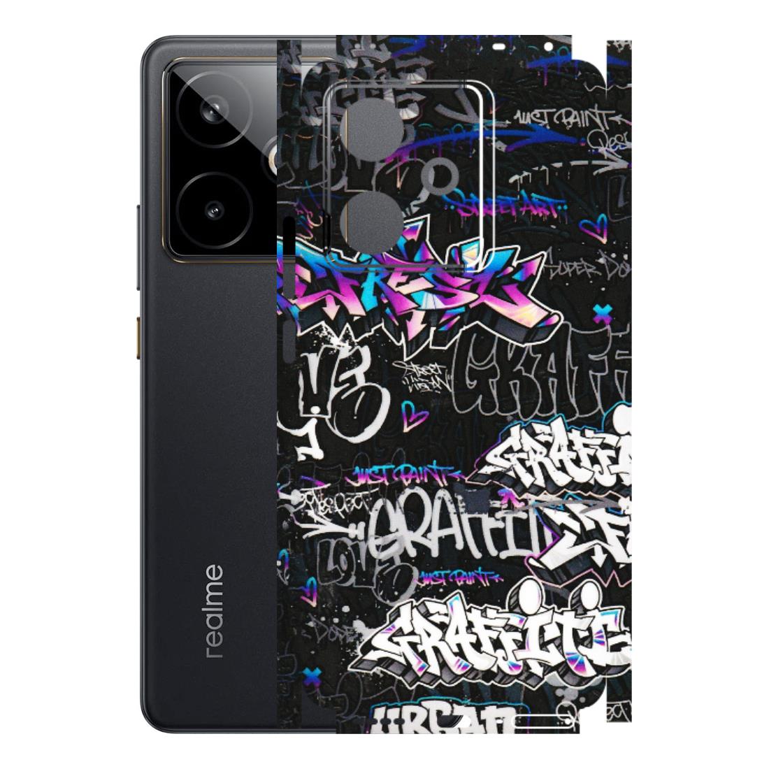 Realme Phone Skins (All Models) - Graffiti Killer - 3D Embossed Finish (L-274) Realme GT 7T 5G