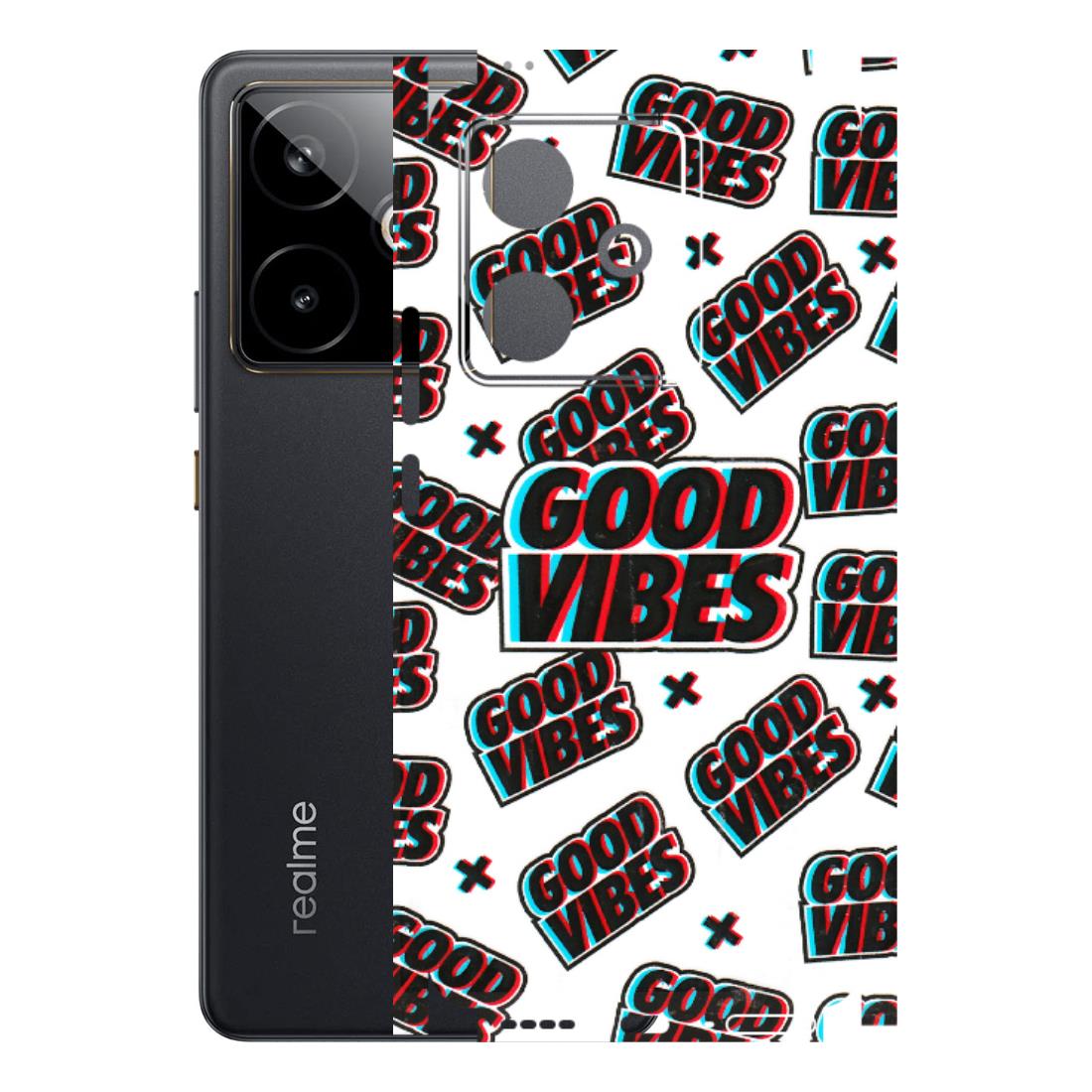 Realme Phone Skins (All Models) - Good Vibes - 3D Embossed Finish (L-282) Realme GT 7T 5G