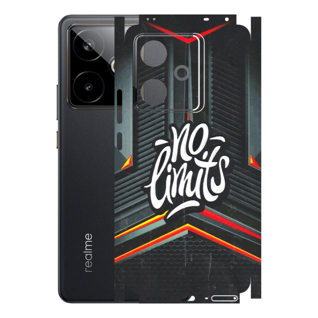 Realme Phone Skins (All Models) - No Limits - 3D Embossed Finish (L-286) Realme GT 7T 5G