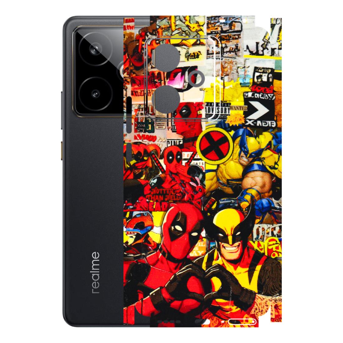 Realme Phone Skins (All Models) - Spidy Wolverine - 3D Embossed Finish (L-310) Realme GT 7T 5G