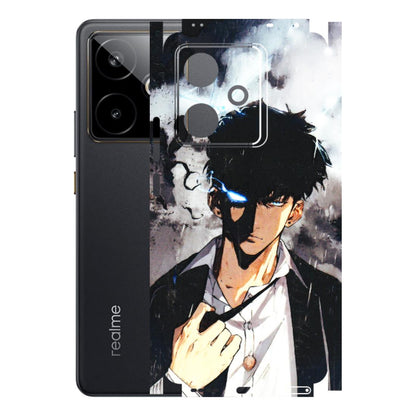 Realme Phone Skins (All Models) - Sung Jinwoo Manhwa Anime - 3D Embossed Finish (L-328) Realme GT 7T 5G