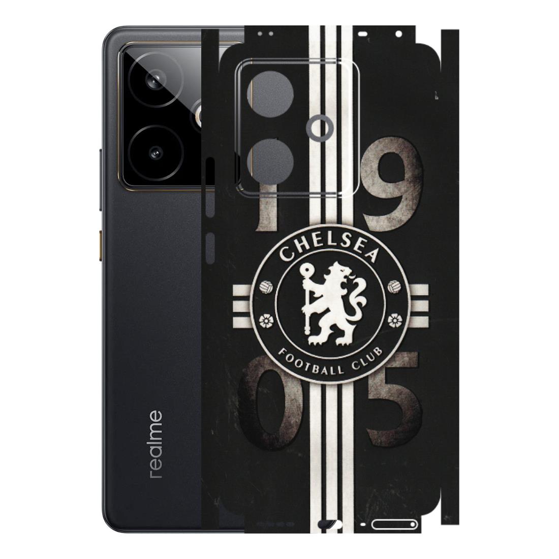 Realme Phone Skins (All Models) - Chelsea Fan Club - 3D Embossed Finish (L-36) Realme GT 7T 5G