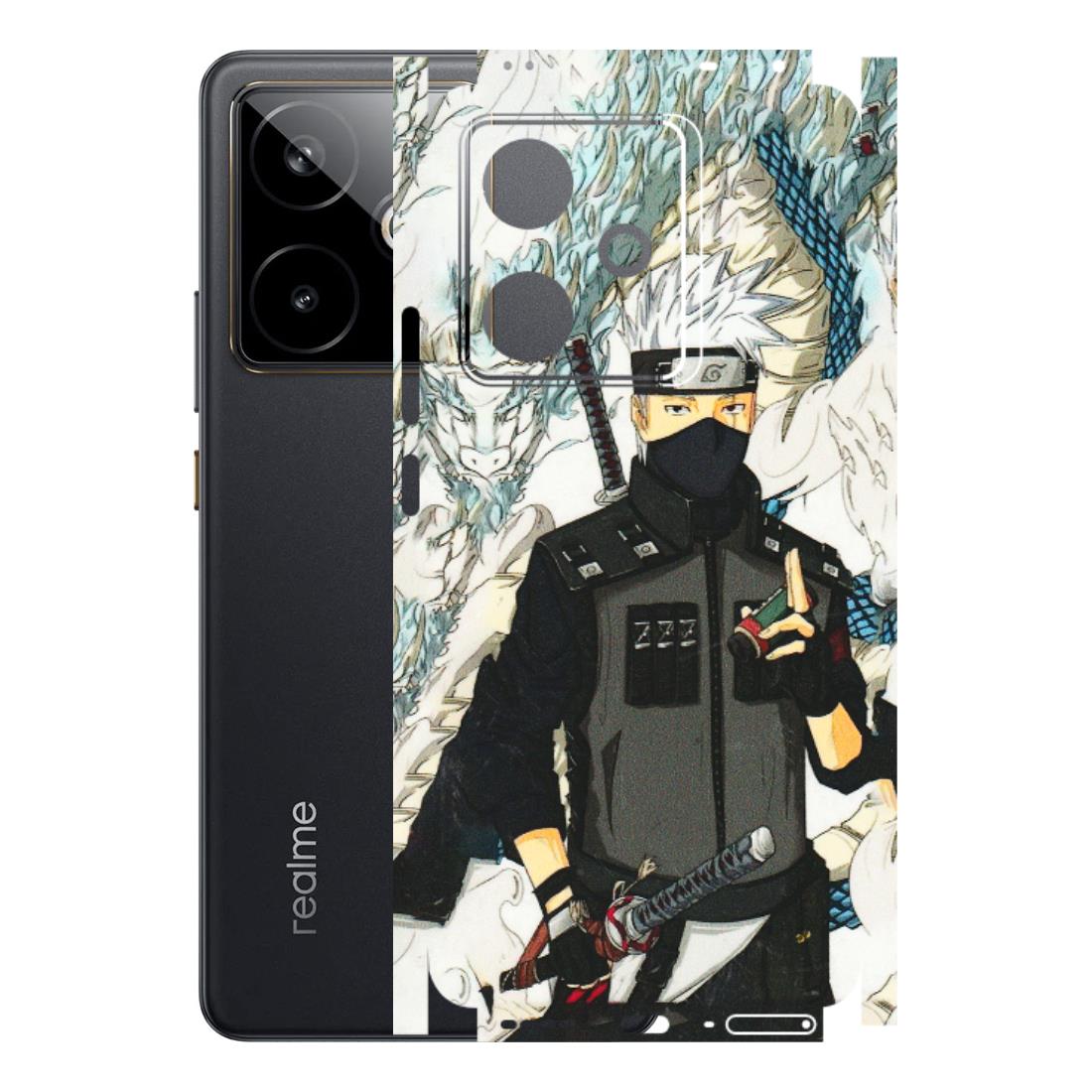 Realme Phone Skins (All Models) - Kakashi Hatake Naruto Anime - 3D Embossed Finish (L-46) Realme GT 7T 5G