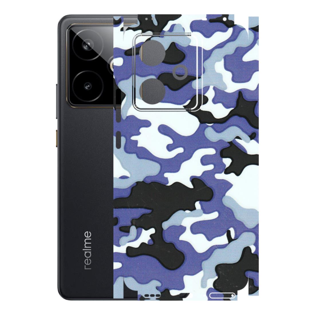 Realme Phone Skins (All Models) - Powerfull Military Camoflauge - 3D Embossed Finish (L-49) Realme GT 7T 5G