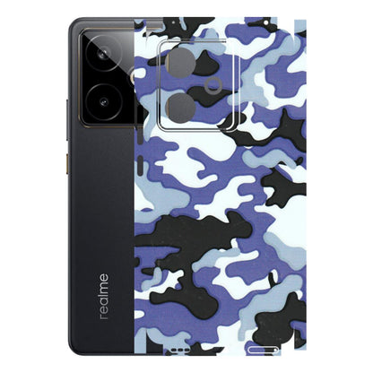Realme Phone Skins (All Models) - Powerfull Military Camoflauge - 3D Embossed Finish (L-49) Realme GT 7T 5G