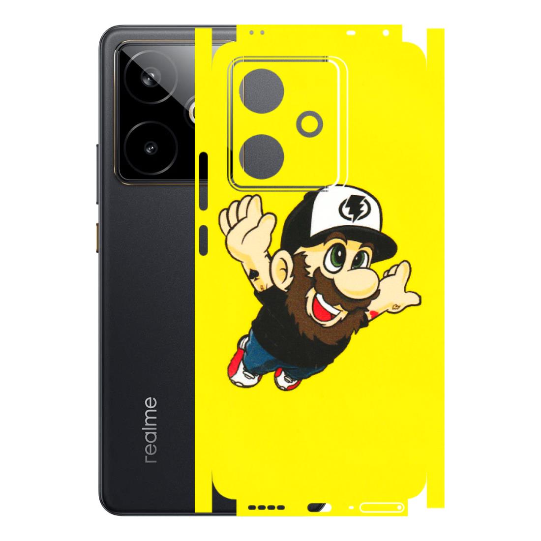 Realme Phone Skins (All Models) - Flying Beardo - 3D Embossed Finish (L-60) Realme GT 7T 5G