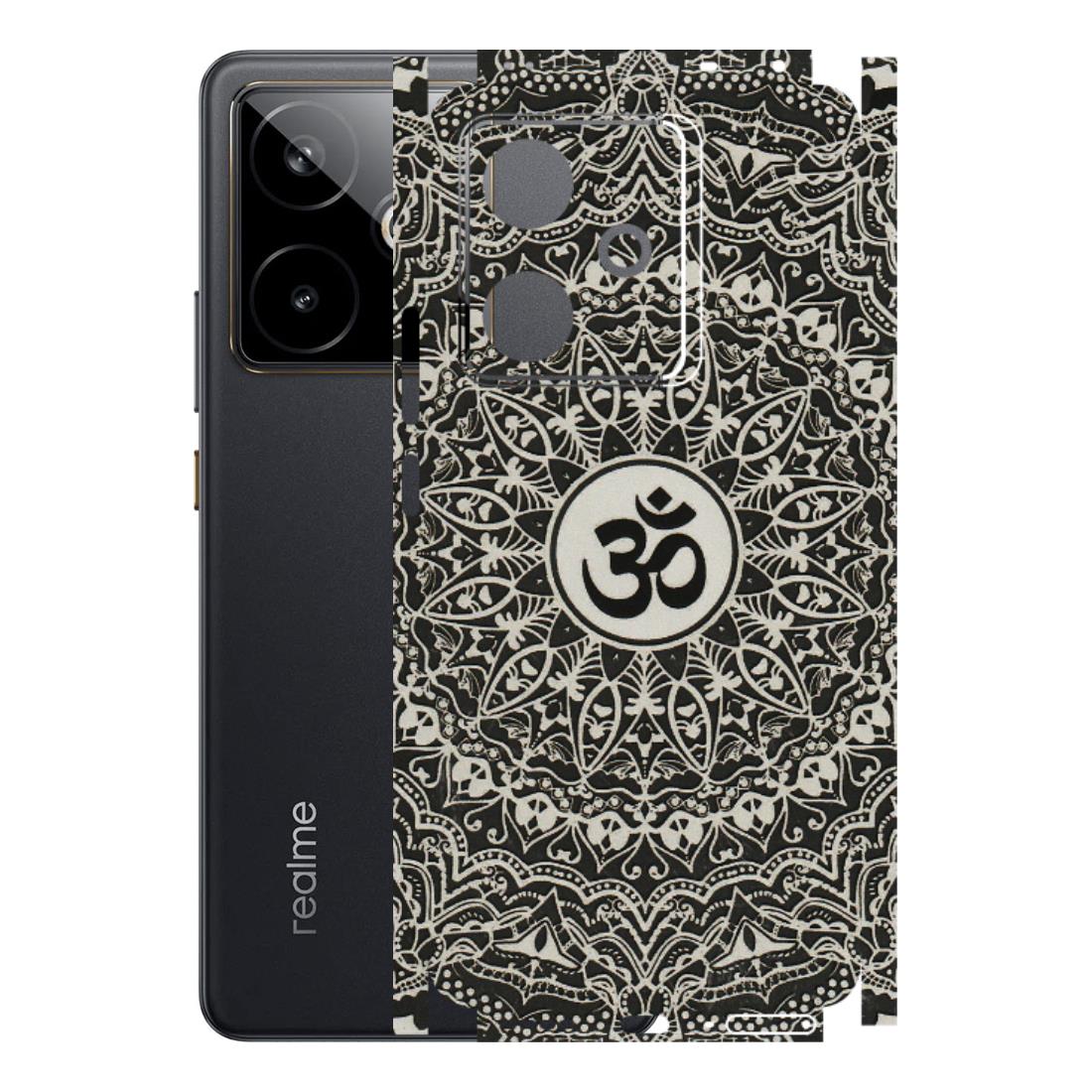Realme Phone Skins (All Models) - Aum Elegant Mandala - 3D Embossed Finish (L-62) Realme GT 7T 5G
