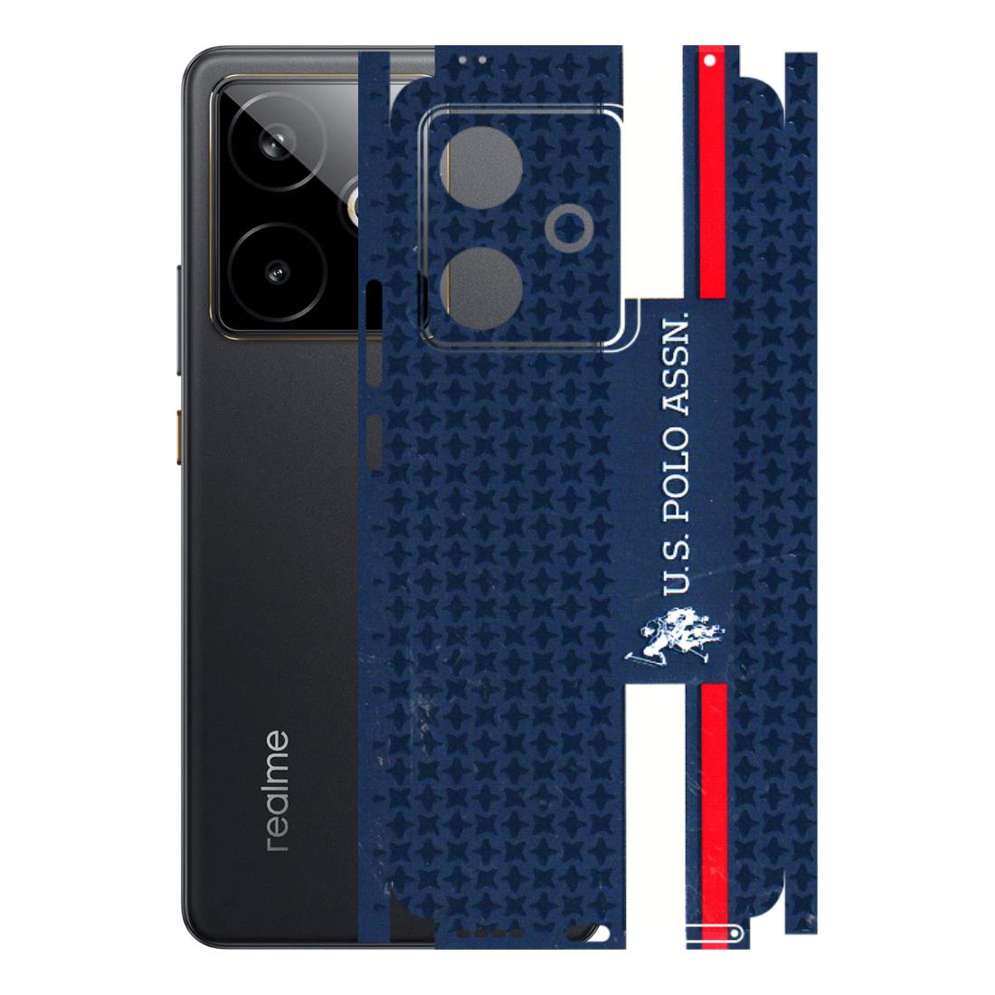 Realme Phone Skins (All Models) - US POLO Designer Brand - 3D Embossed Finish (L-65) Realme GT 7T 5G