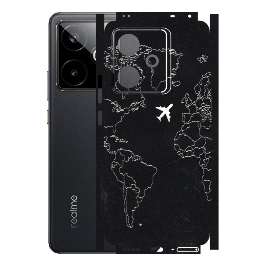 Realme Phone Skins (All Models) - Never Ending Travel - 3D Embossed Finish (L-79) Realme GT 7T 5G