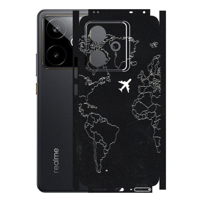 Realme Phone Skins (All Models) - Never Ending Travel - 3D Embossed Finish (L-79) Realme GT 7T 5G