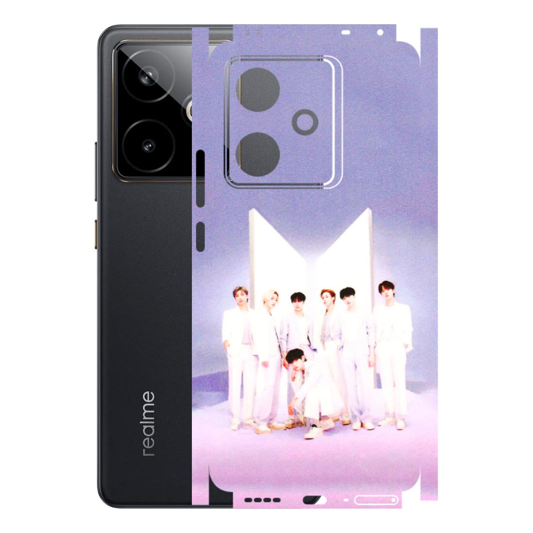 Realme Phone Skins (All Models) - BTS - 3D Embossed Finish (L-94) Realme GT 7T 5G
