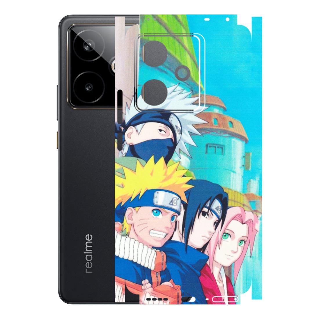 Realme Phone Skins (All Models) - Team Minato And Kakashi - Matte Finish (M-101) Realme GT 7T 5G