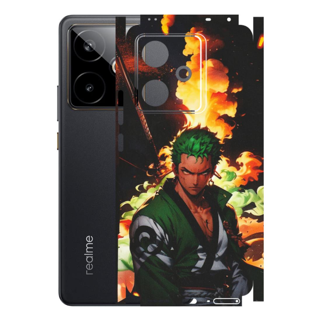 Realme Phone Skins (All Models) - Roronoa Zoro - Matte Finish (M-102) Realme GT 7T 5G