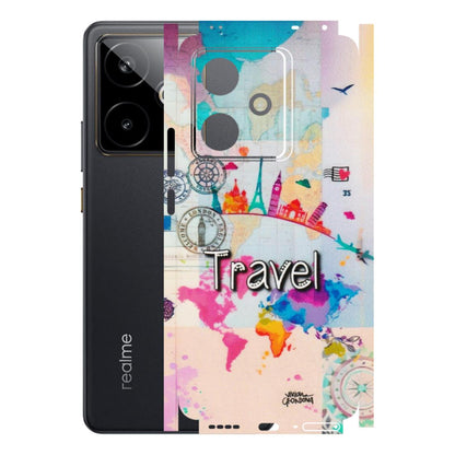 Realme Phone Skins (All Models) - Travel The Wonders - Matte Finish (M-108) Realme GT 7T 5G