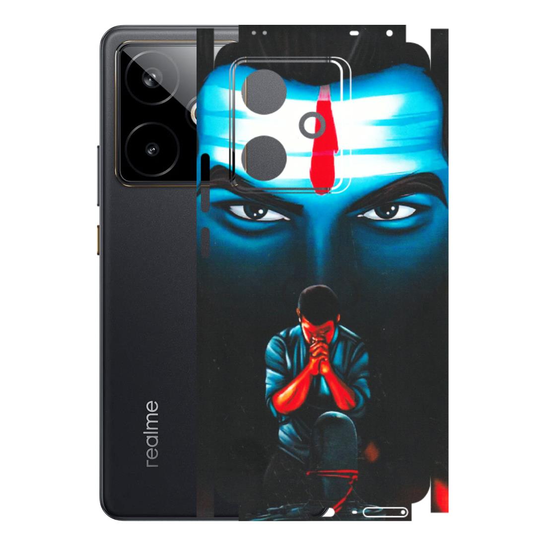 Realme Phone Skins (All Models) - Mahakal Bhakt - Matte Finish (M-112) Realme GT 7T 5G