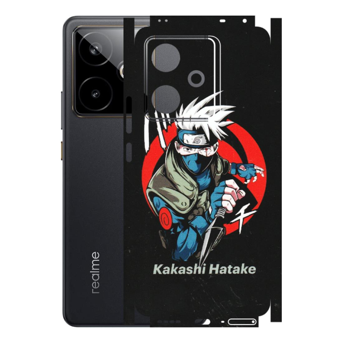 Realme Phone Skins (All Models) - Naruto Kakashi Hatake Killer - Matte Finish (M-114) Realme GT 7T 5G