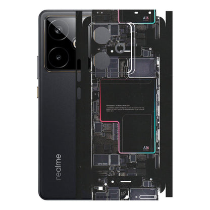 Realme Phone Skins (All Models) - Motherboard Circuit Layout - Matte Finish (M-117) Realme GT 7T 5G