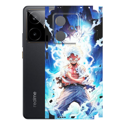Realme Phone Skins (All Models) - Blue Thunder Luffy Anime - Matte Finish (M-132) Realme GT 7T 5G