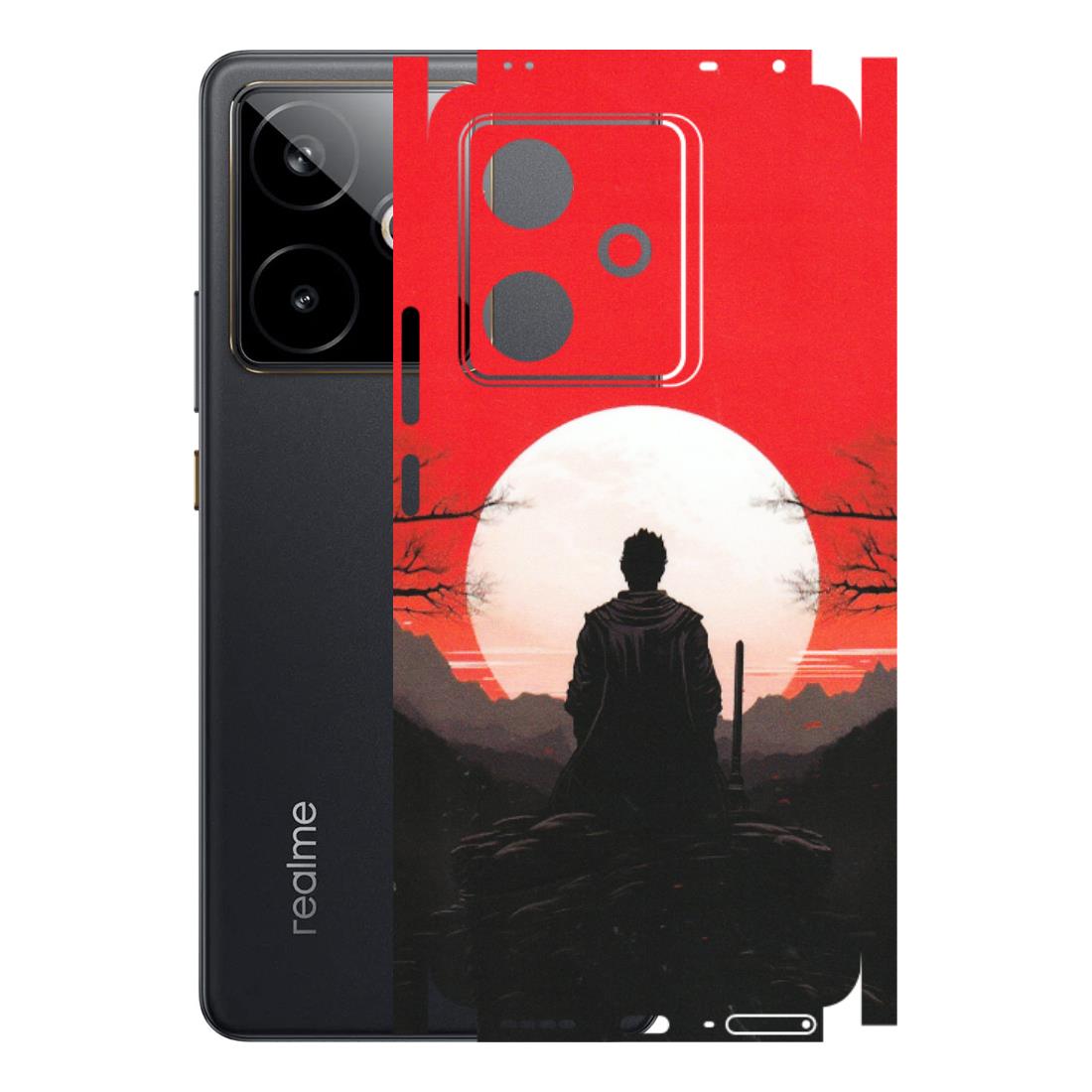 Realme Phone Skins (All Models) - Samurai Anime - Matte Finish (M-141) Realme GT 7T 5G