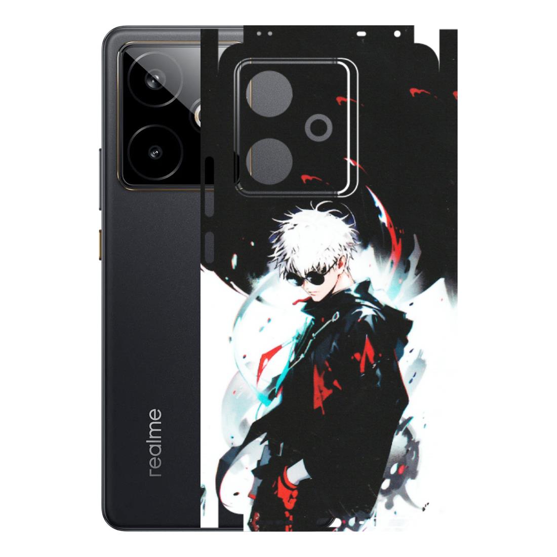 Realme Phone Skins (All Models) - Gojo Powerful Charater Kaisen Anime - Matte Finish (M-144) Realme GT 7T 5G