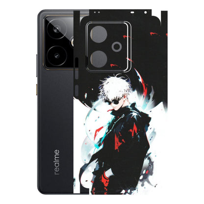 Realme Phone Skins (All Models) - Gojo Powerful Charater Kaisen Anime - Matte Finish (M-144) Realme GT 7T 5G