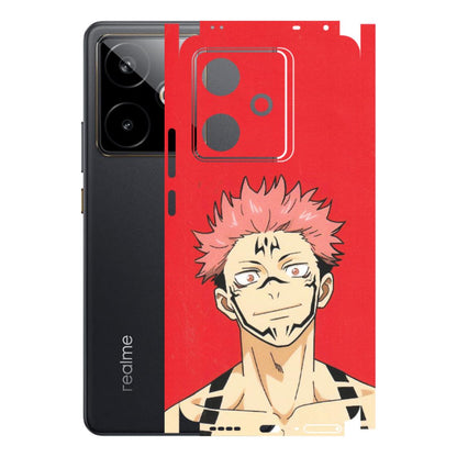 Realme Phone Skins (All Models) - Ryomen Sukuna Fun Anime - Matte Finish (M-153) Realme GT 7T 5G