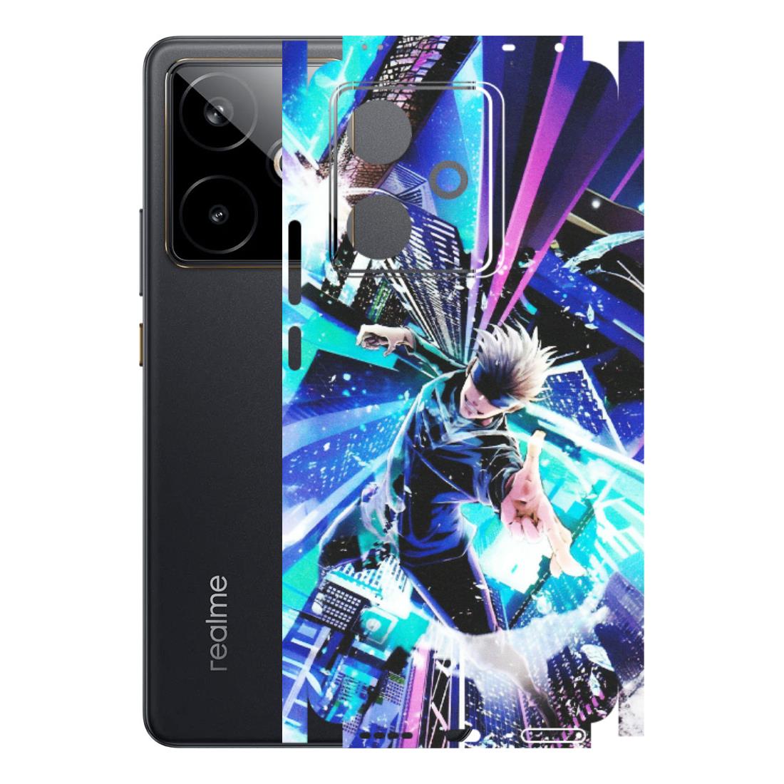 Realme Phone Skins (All Models) - Manga Action Jujustu Kaisen Anime - Matte Finish (M-155) Realme GT 7T 5G