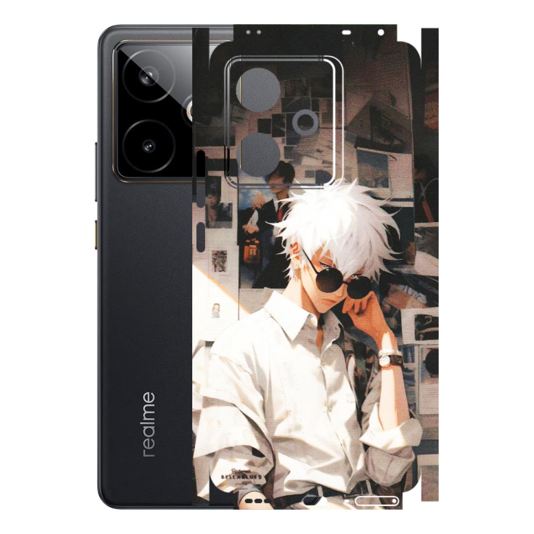Realme Phone Skins (All Models) - Gojo Satoru Jujustu Kaisen Anime - Matte Finish (M-156) Realme GT 7T 5G