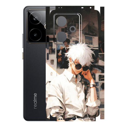Realme Phone Skins (All Models) - Gojo Satoru Jujustu Kaisen Anime - Matte Finish (M-156) Realme GT 7T 5G