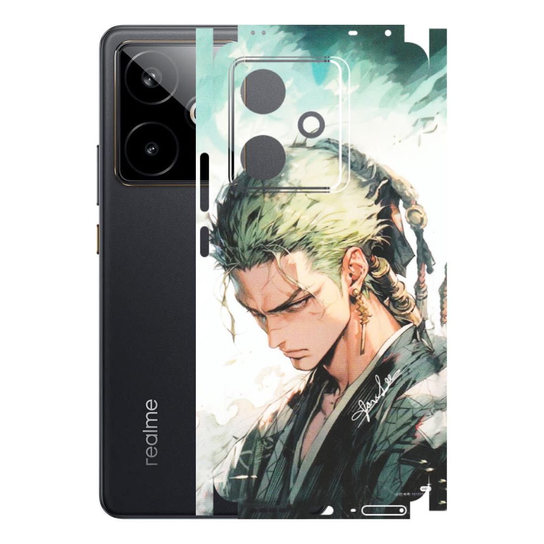 Realme Phone Skins (All Models) - Pirate Hunter One Piece Anime - Matte Finish (M-157) Realme GT 7T 5G