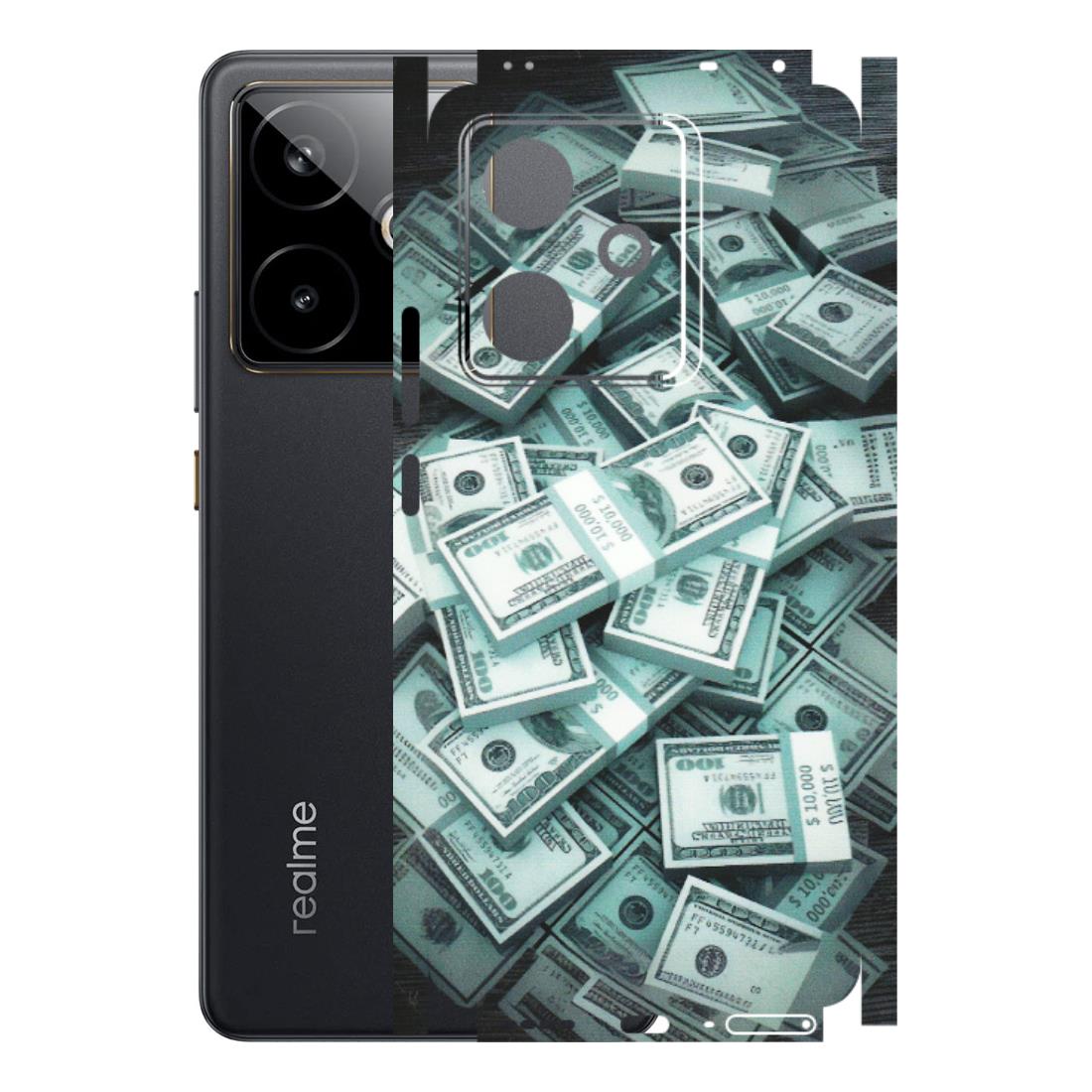 Realme Phone Skins (All Models) - Hundred Dollar Bill - Matte Finish (M-162) Realme GT 7T 5G