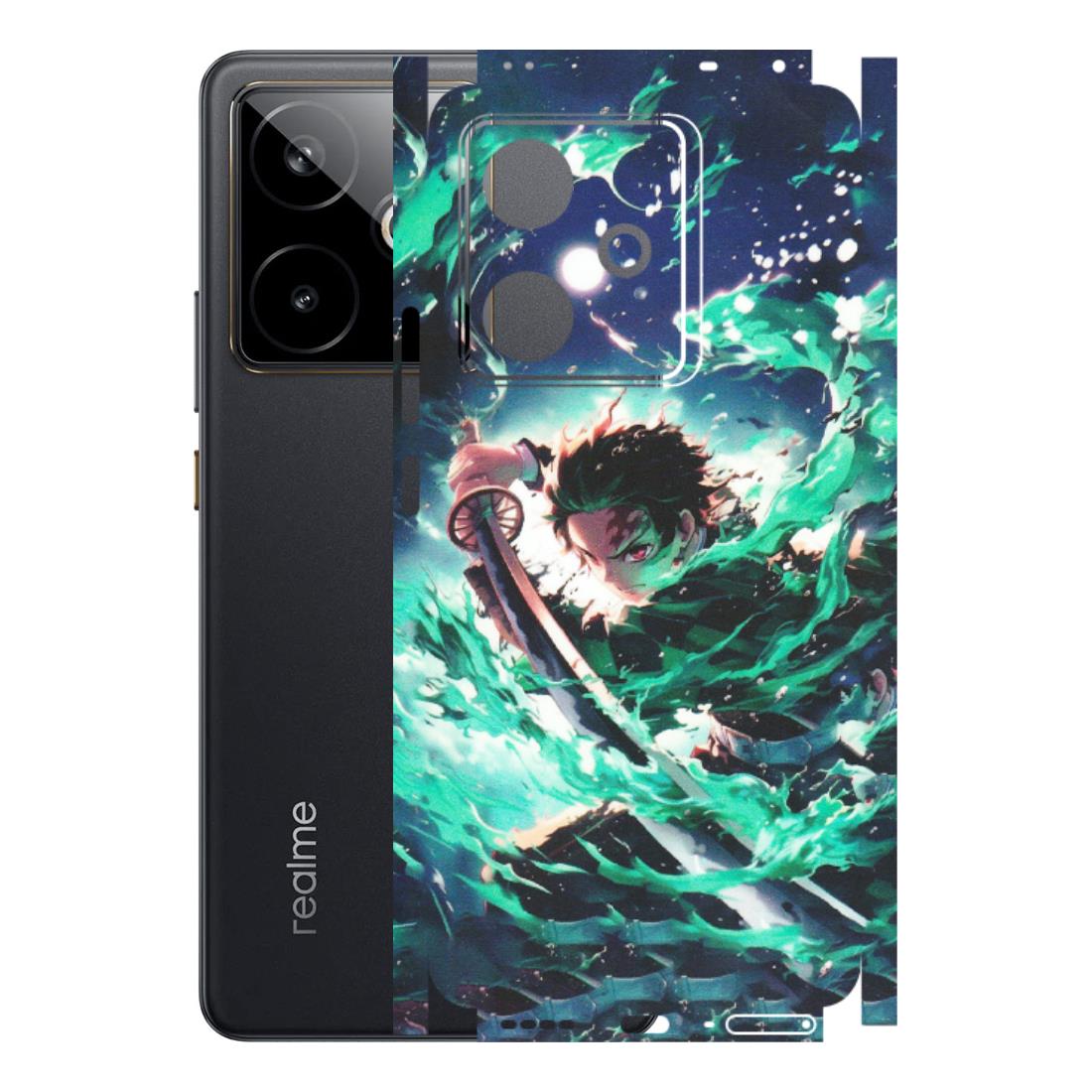 Realme Phone Skins (All Models) - Sword Fighter Anime - Matte Finish (M-29) Realme GT 7T 5G
