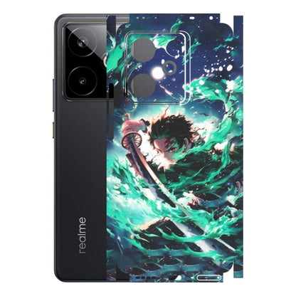 Realme Phone Skins (All Models) - Sword Fighter Anime - Matte Finish (M-29) Realme GT 7T 5G