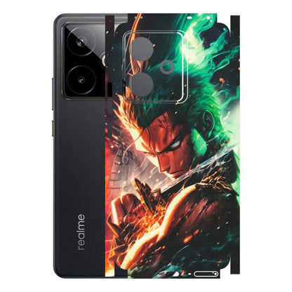 Realme Phone Skins (All Models) - Anime Gojo Sword - Matte Finish (M-32) Realme GT 7T 5G