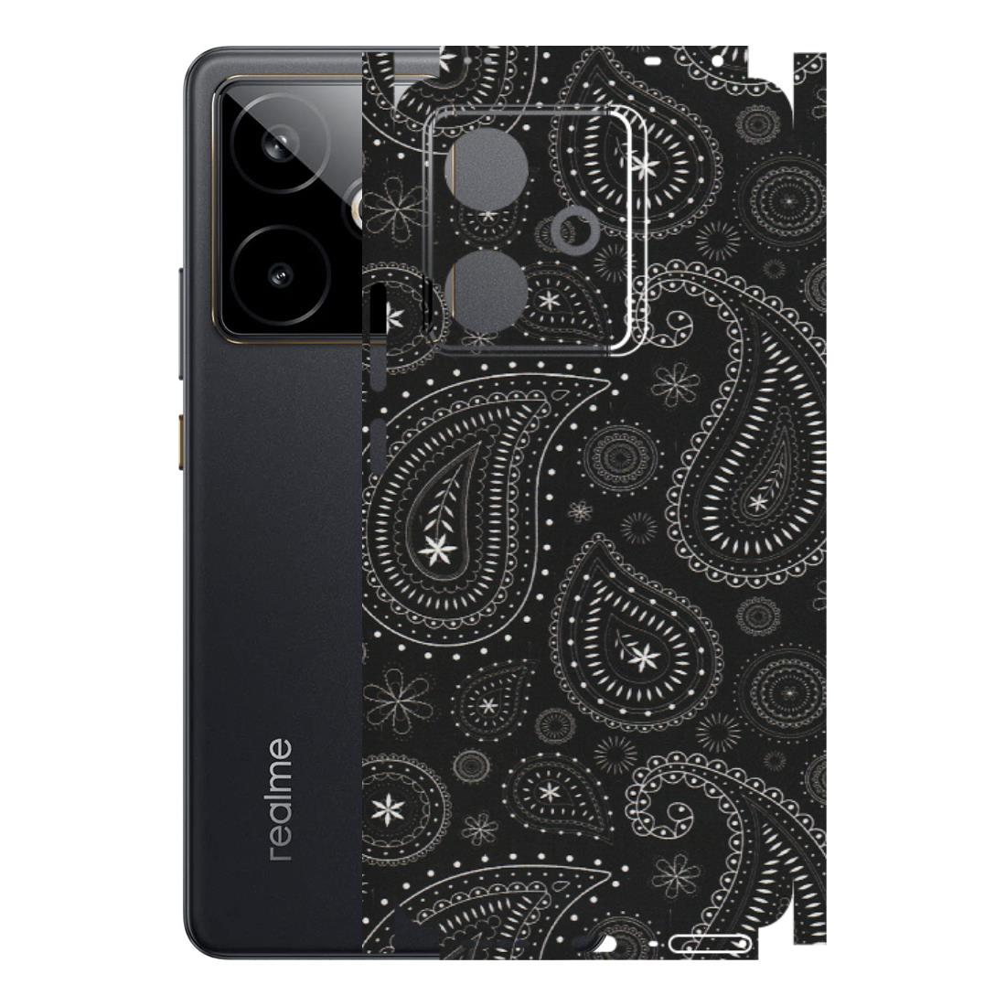 Realme Phone Skins (All Models) - Black Sober Kerry - Matte Finish (M-37) Realme GT 7T 5G