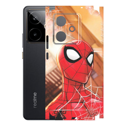 Realme Phone Skins (All Models) - Spiderman Face New - Matte Finish (M-41) Realme GT 7T 5G