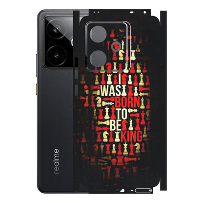 Realme Phone Skins (All Models) - Born To Be King - Matte Finish (M-73) Realme GT 7T 5G