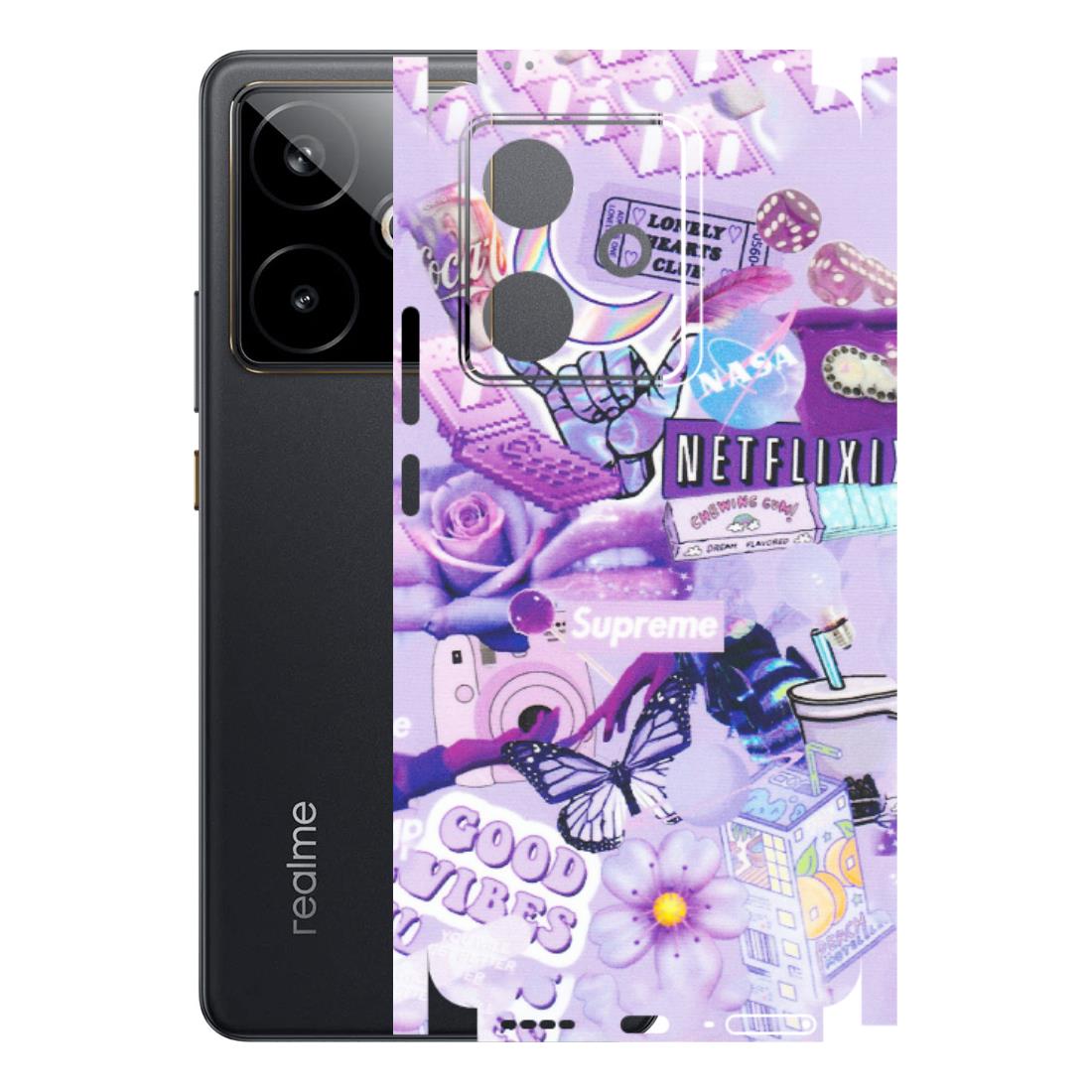 Realme Phone Skins (All Models) - Supreme Purple Magic - Matte Finish (M-88) Realme GT 7T 5G