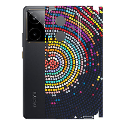 Realme Phone Skins (All Models) - Rainbow Dot Mandala - Matte Finish (M-97) Realme GT 7T 5G