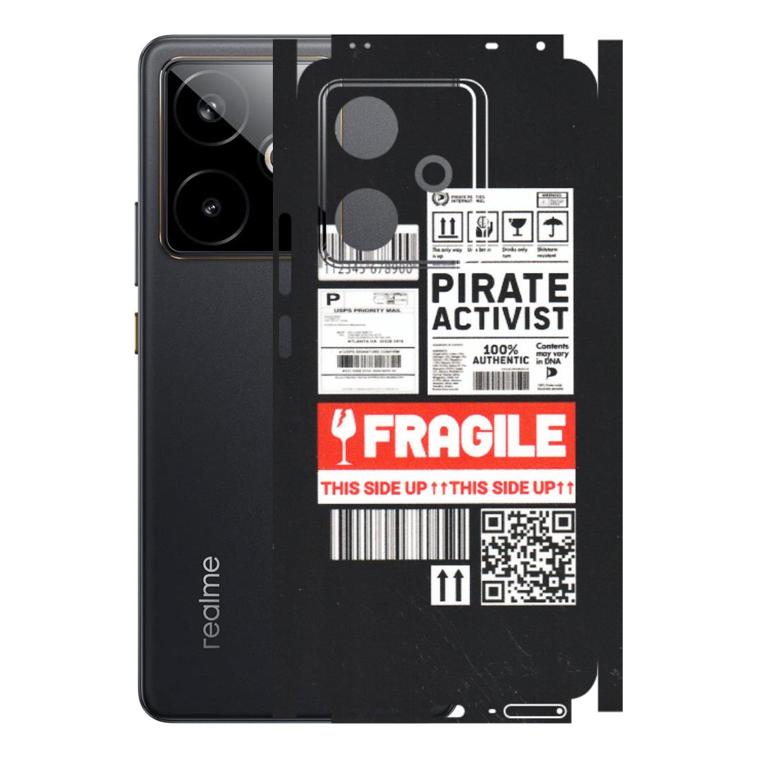 Realme Phone Skins (All Models) - Handle With Care - Matte Finish (M-99) Realme GT 7T 5G