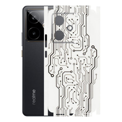 Realme Phone Skins (All Models) - Tech Circuits - Transparent Finish (T-03) Realme GT 7T 5G