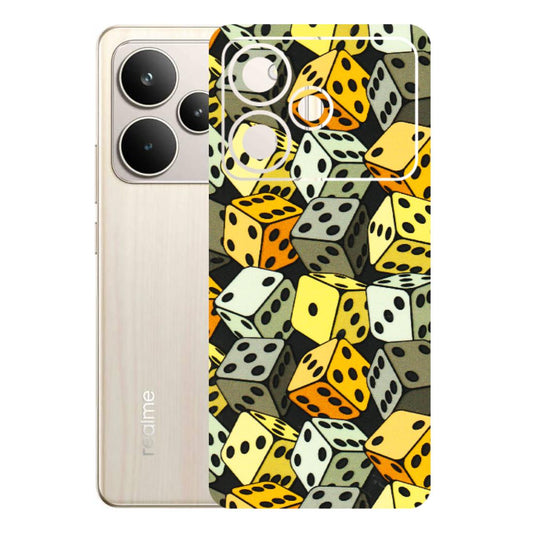Realme Phone Skins (All Models) - Dices Of Life - 3D Embossed Finish (L-04) Realme P4 5G