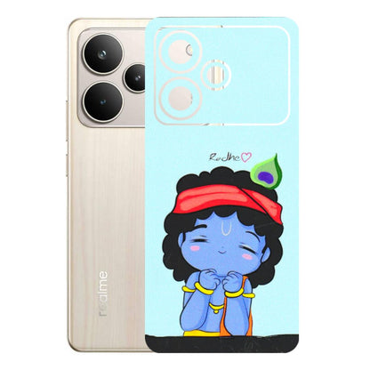 Realme Phone Skins (All Models) - Radhe Radhe Cute Toon - 3D Embossed Finish (L-05) Realme P4 5G