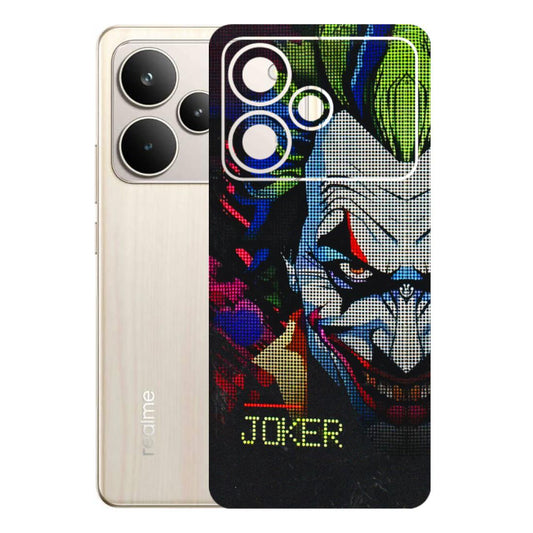 Realme Phone Skins (All Models) - Joker Dot Matrix - 3D Embossed Finish (L-08) Realme P4 5G