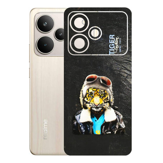Realme Phone Skins (All Models) - Rider Tiger - 3D Embossed Finish (L-113) Realme P4 5G