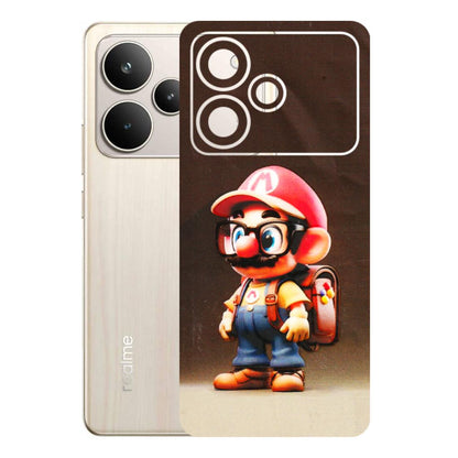 Realme Phone Skins (All Models) - Little Mario - 3D Embossed Finish (L-119) Realme P4 5G