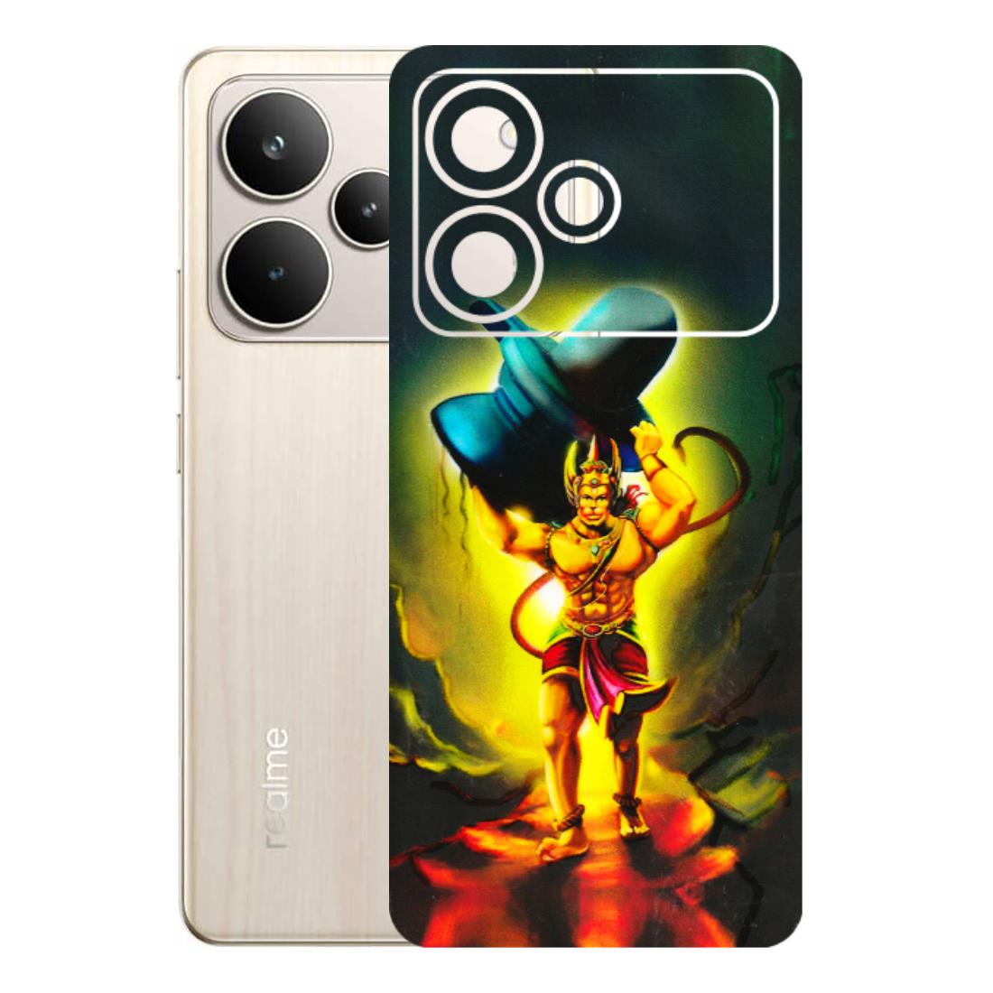 Realme Phone Skins (All Models) - Hanuman Ji - 3D Embossed Finish (L-128) Realme P4 5G