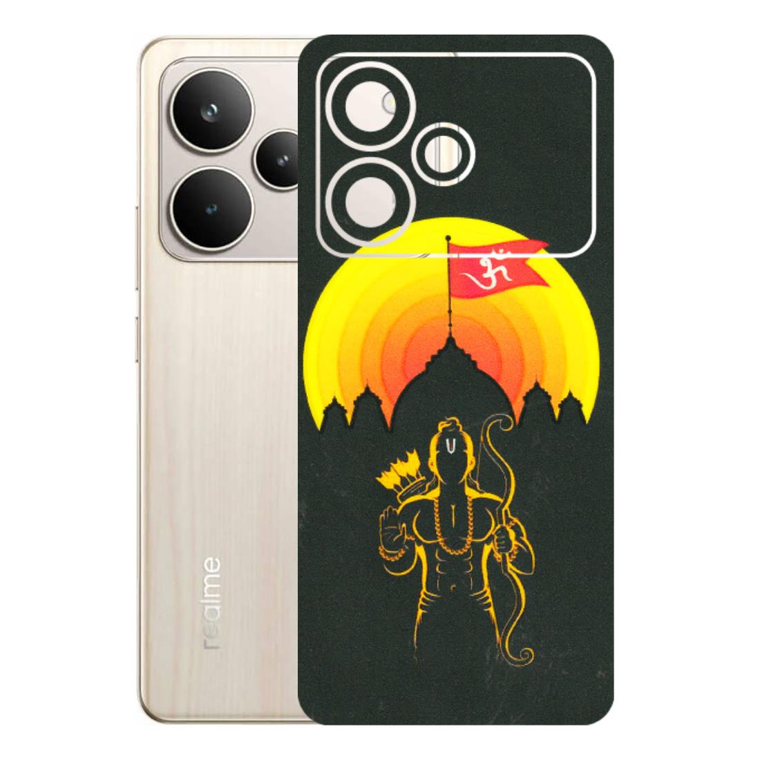 Realme Phone Skins (All Models) - Lord Ram - 3D Embossed Finish (L-132) Realme P4 5G